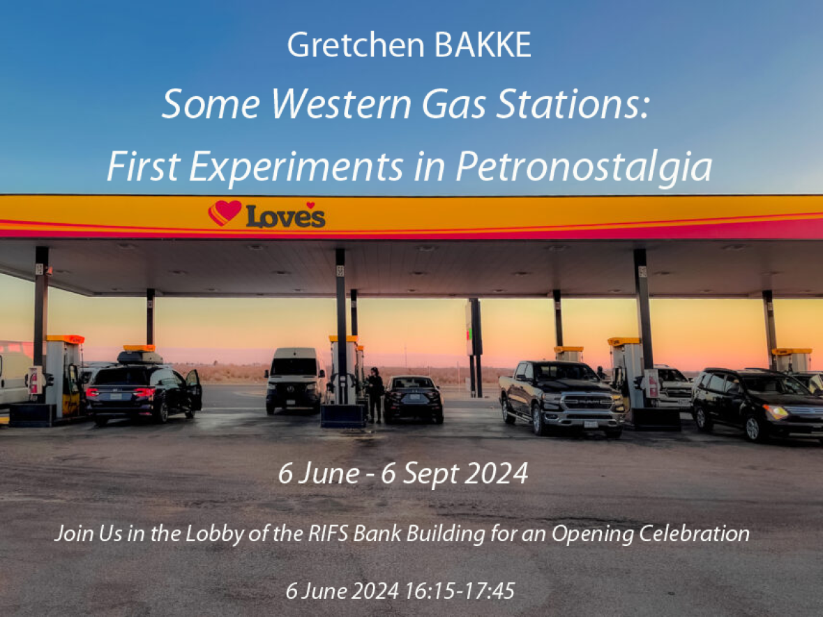 The Gas Station Project's exhibition opens at the RIFS on 6 June 2024 at 4:15 pm.